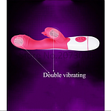 Подвійний вібратор від USB, стимулятор для вагіни та клітора, інтимні іграшки для жінок, фото 4