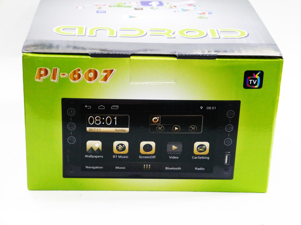 2din Автомагнітола PI-607 Android Універсальна магнітола CAN BUS, фото 1