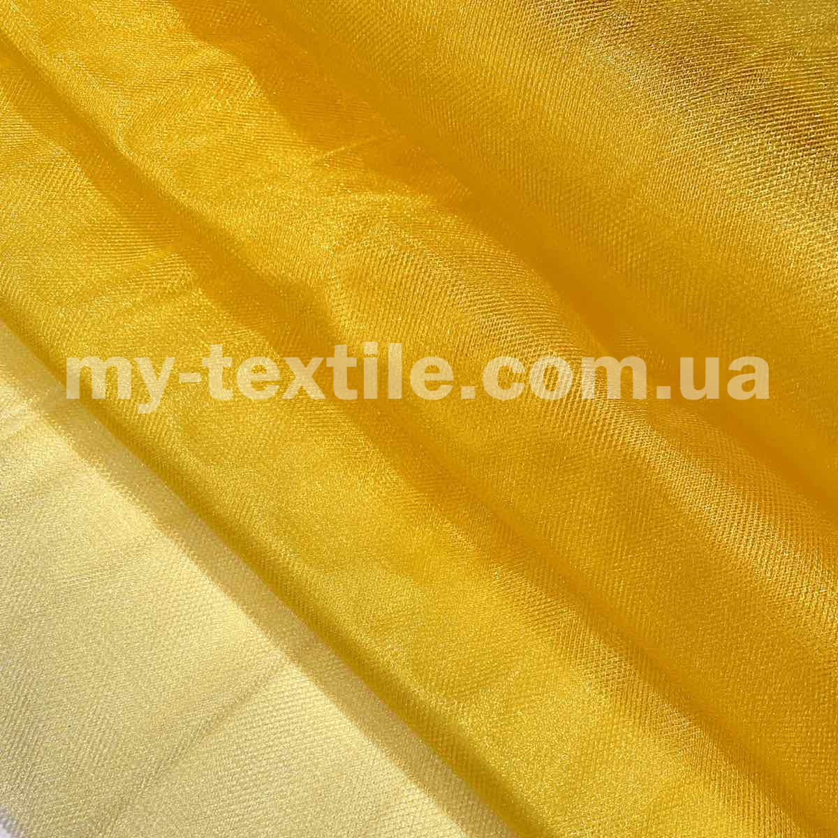 Тканина фатин м'який (Kristal Tul) Жовтий, фото 1