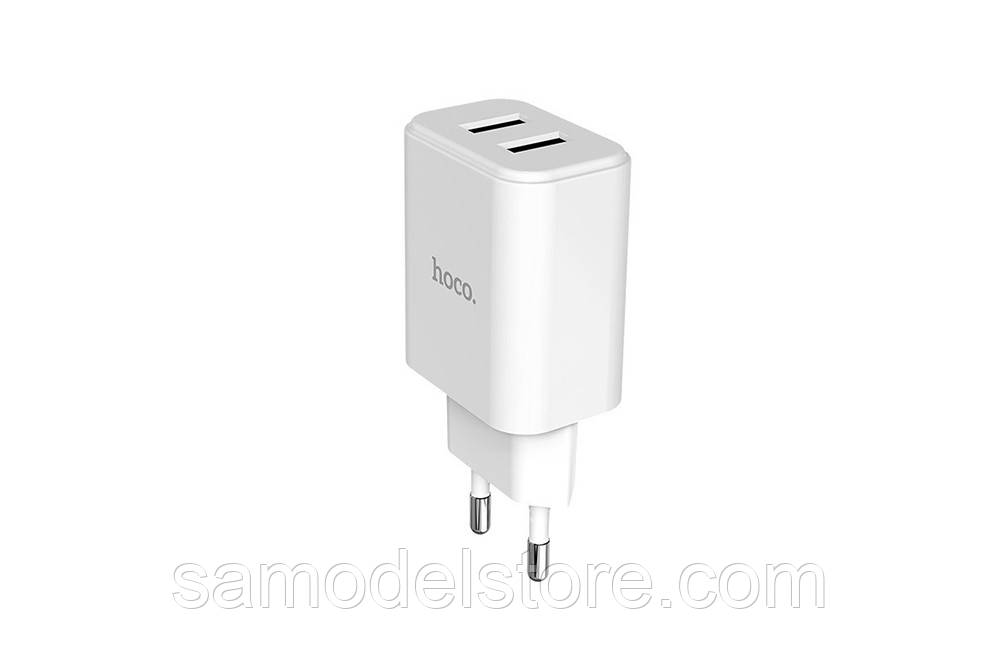Мережевий зарядний пристрій HOCO С62A 2 USB 2,1 А
