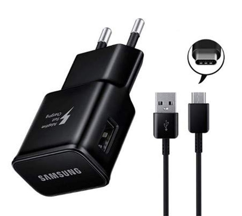 Мережевий зарядний пристрій USB Samsung 2 в 1 Type C швидкісний