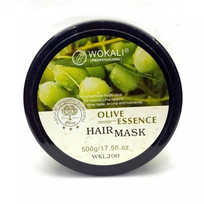 Маска для волос Wokali Natural Organic Olive Essence Hair Mask WKL200 500 г - фото 1 - id-p1476047886