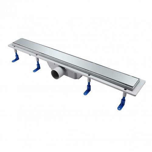 Купить Линейный трап Qtap Dry Tile304-700 с сухим затвором под плитку ...
