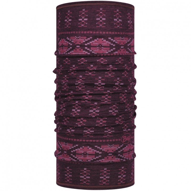 Баф осінь вовна BUFF Lightweight Merino Wool frieze deep purple, фото 1