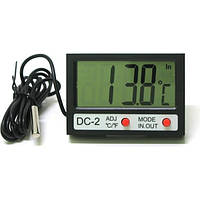 Термометр + годинник DC-2 темп наруг/внутр.