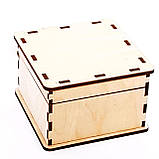 Ящик-скринька 11 см х 11 см х 7,2 см 3мм, фото 2