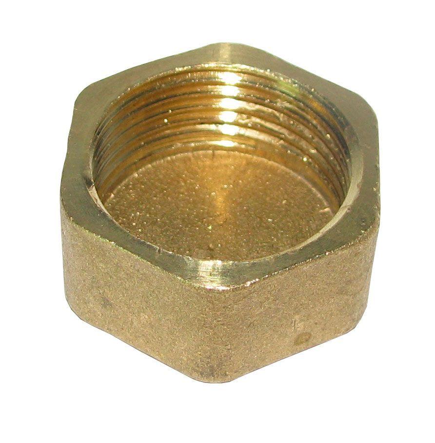 Заглушка латунь 1/2 Внутрішня А1001А, фото 1