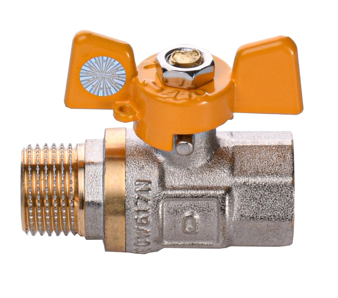 Кран кульовий прямий PROFESSIONAL 1/2" НВ ЖБ PN40 QP152, фото 1