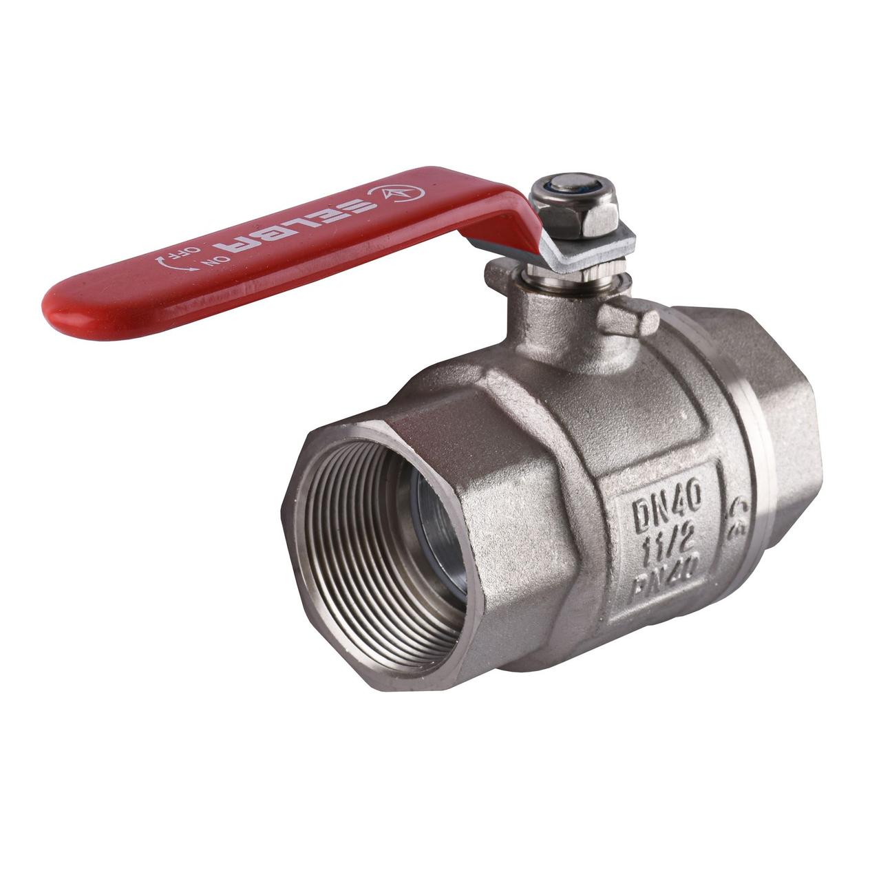 Кран кульовий прямий SELBA 1 1/2" ВВ КР SL1506, фото 1