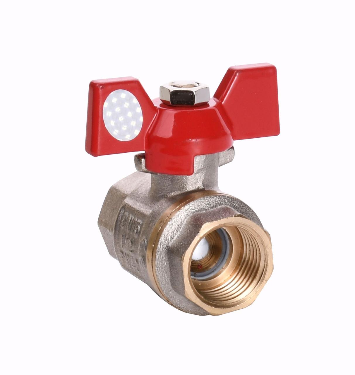 Кран кульовий прямий SOLOMON 1/2" ВВ КБ PN40 B1007, фото 1