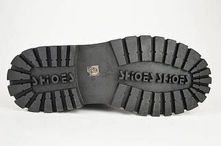 Черевики в клітку V. I. konty 861 39 Чорний текстиль/шкіра 36, фото 4