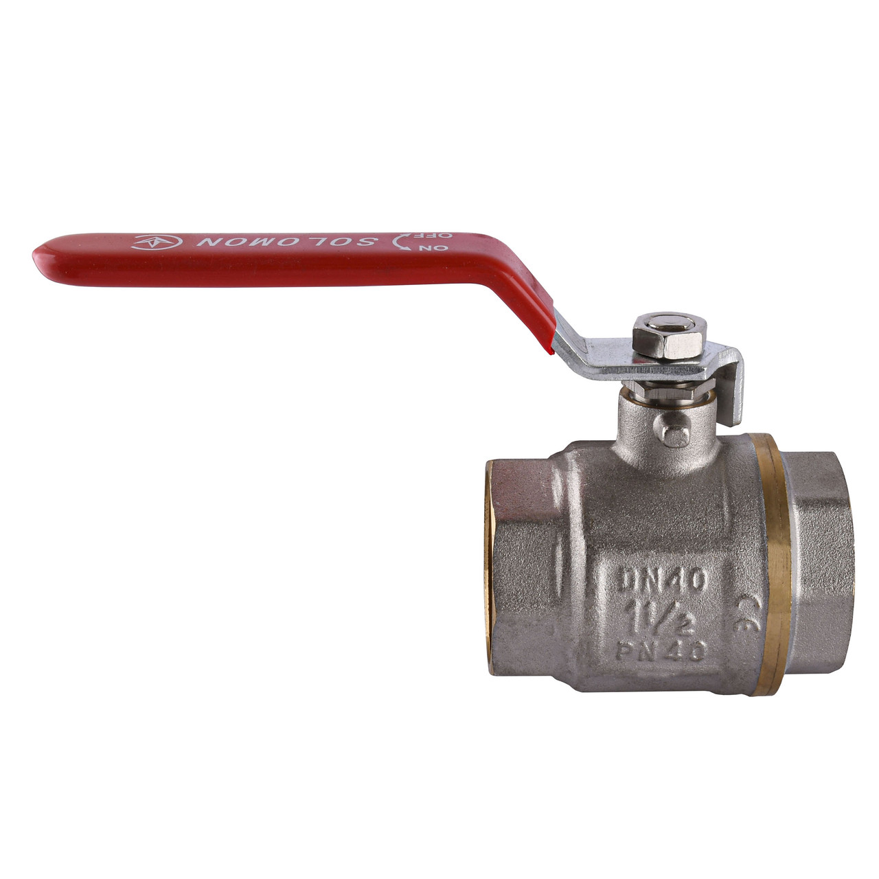 Кран кульовий прямий SOLOMON 1 1/2" ВВ КР PN40 В1001, фото 1