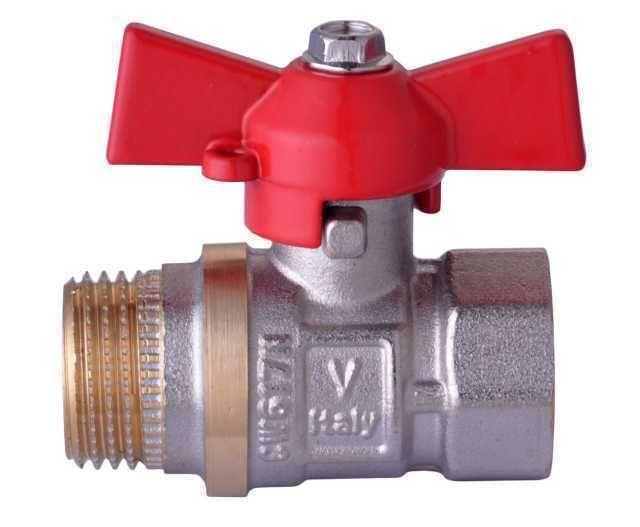 Кран кульовий прямий WATER VALVE 1" НВ КБ NV-V Q002, фото 1