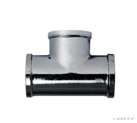 Трійник SOLOMON 1"х1/2"х1" ВВВ хром 8202, фото 1