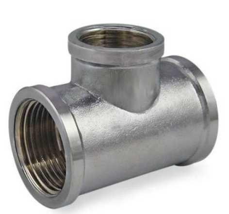 Трійник SOLOMON 3/4"х1/2"х3/4" ВВВ хром 8202, фото 1