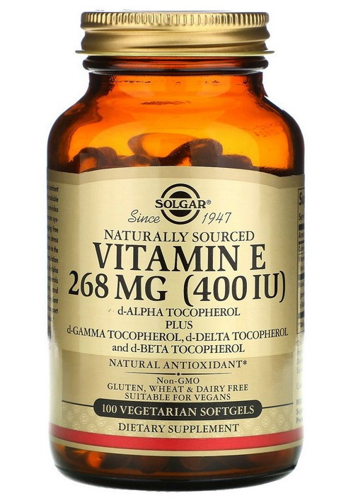 Вітамін Е Solgar Vitamin E 268 mg 400 100 IU veg softgels