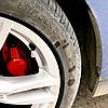 Ковпачки на ніпель для авто Renault Alitek Long Silver Рено (4 шт.), фото 4