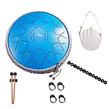 Глюкофон Zani великий на 15 нот Ø 36 см, музичний інструмент із сумкою-чохлом — Сірий, фото 3