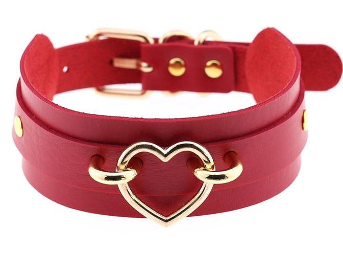 Купить Чокер-ошейник с сердечком красный TALLA, цена 326 ₴ — Prom.ua ...