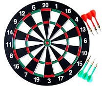 Дартс 17 дюймів 6 дротиків Dart Board