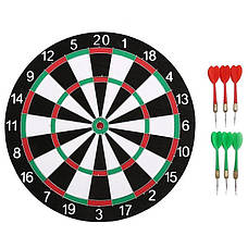 Дартс 17 дюймів 6 дротиків Dart Board, фото 2