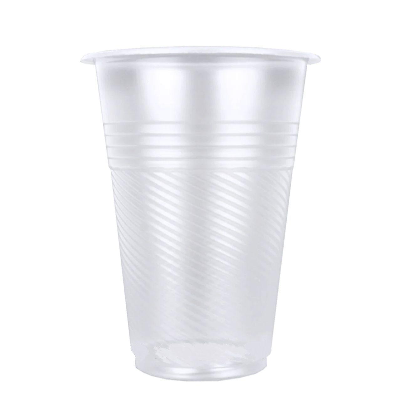 Одноразові пластикові склянки 480 мл прозорі 50 шт