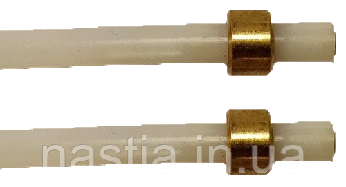 9979.А38 Тефлонова трубка(скоба-скоба), d=2x4mm, L=150mm, фото 1