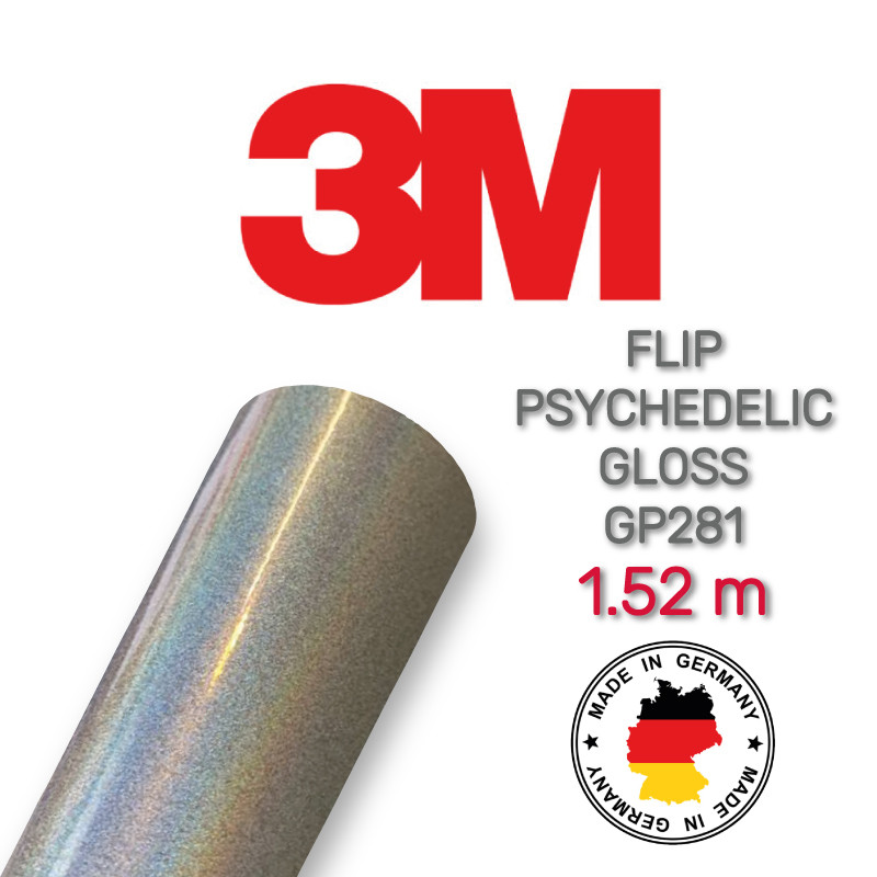 3M 2080 GP281 Psychedelic Gloss — глянсова психоделічна плівка 1.524 м