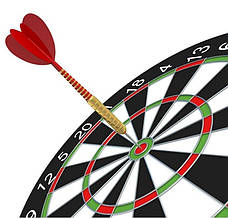 Дартс 15 дюймів 6 дротиків Dart Board, фото 2