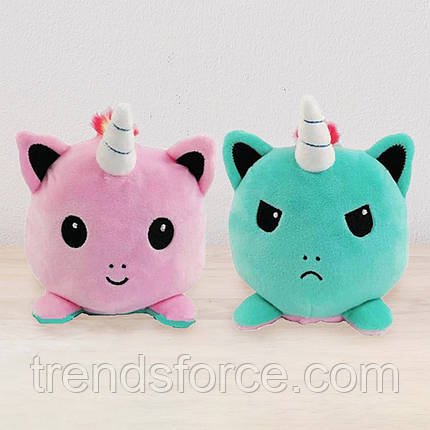 М'яка іграшка Єдиноріжка-перевертень двостороння плюшева іграшка 196298, фото 2