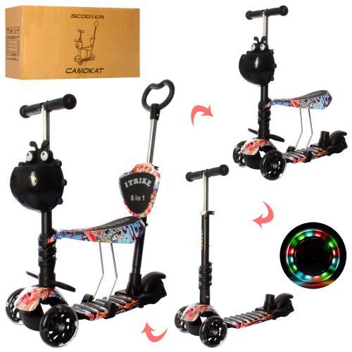 Дитячий триколісний самокат maxi JR 3-058-I-WP7