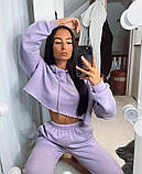 Теплий жіночий костюм на флісі Oversize, фото 2