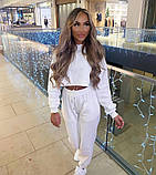 Теплий жіночий костюм на флісі Oversize, фото 4