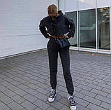 Теплий жіночий костюм на флісі Oversize, фото 5