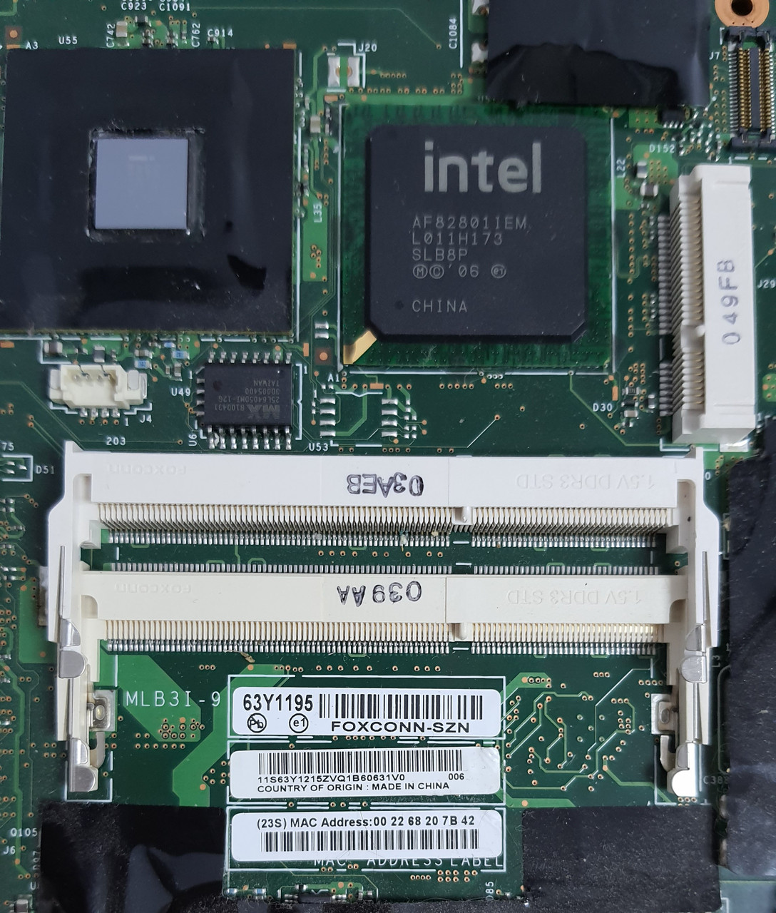 Материнская плата Lenovo ThinkPad T400 , R400 , Intel UMA , GM45 ...