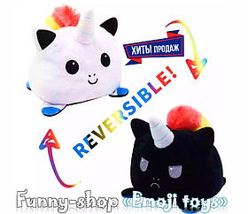 Ексклюзивна іграшка трансформер Біло-чорний єдиноріг і ви отримуєте дві іграшки в одній