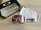 Гірськолижна маска Oakley Line Miner M (XM) Factory Pilot White Лінза Prizm Hi Pink, фото 4