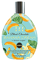 Крем для солярия BANANA CREAM 400X с ультра темными бронзантами Double Dark Black Chocolate