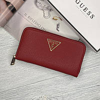 Женский кошелек на молнии Guess (7581) red