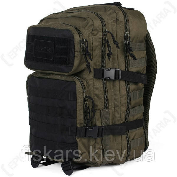 Тактичний рюкзак Mil-Tec Assault 36 л. Olive/Black (14002301)