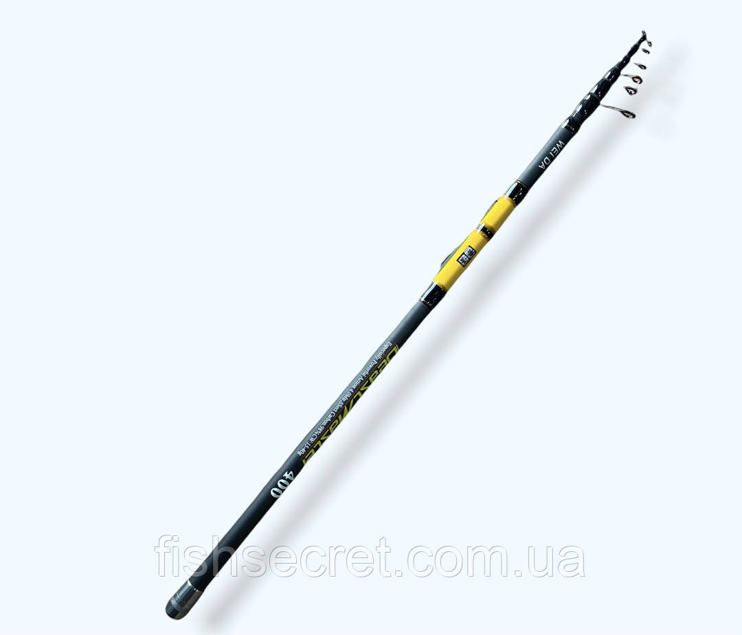 Вудлище вкорочене WEIDA Beast Master trevel 4м.