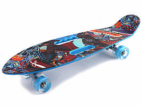 Дитячий пенні борд з колесами PU-світяться, SC20445