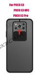 Чохол бампер soft-touch з шторкою для камери Xiaomi Redmi Note 9s / Xiaomi Redmi Note 9 Pro Колір Чорний, фото 3