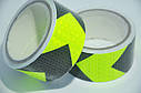 Світловідбиваюча маркувальна стрічка Reflective tape 1 метр, фото 4