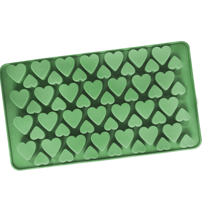 Силіконова форма для цукерок Сердечка (2 розміри), 56 шт., фото 1