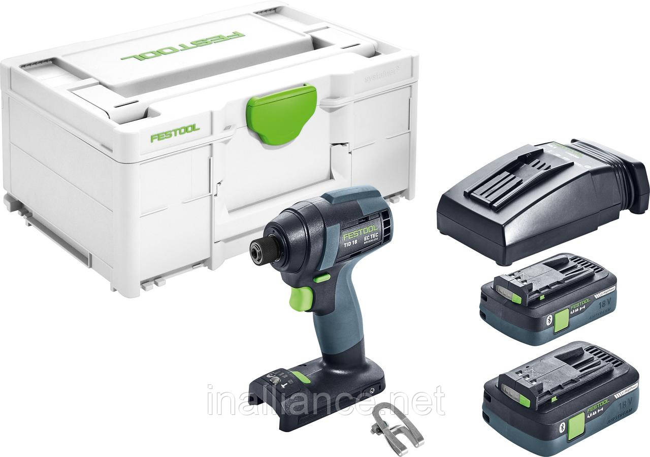 Акумуляторний ударний імпульсний шурупокрут TID 18 HPC 4.0 I-Plus Festool 576482, фото 1