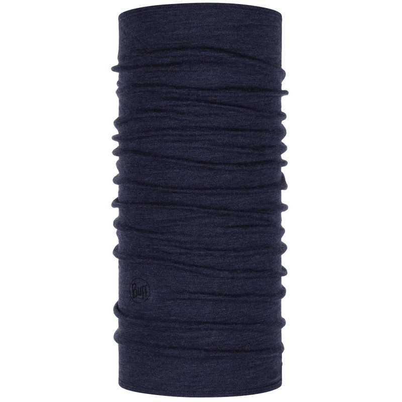 Баф осінь-зима вовна BUFF Midweight Merino Wool night blue melange, фото 1