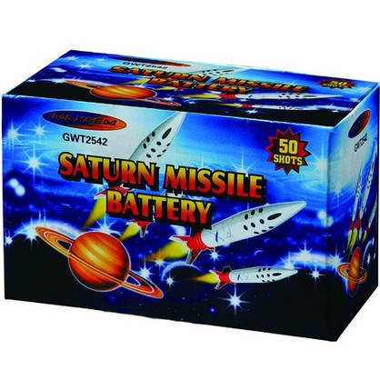 Міні салют катюша SATURN MISSILE BATTERY 50 пострілів GWT2542, фото 2