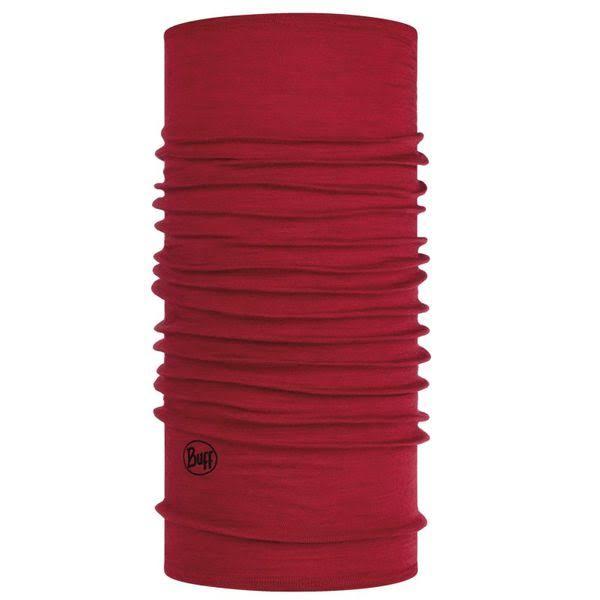 Баф осінь-зима вовна BUFF MIDWEIGHT MERINO WOOL SOLID red, фото 1
