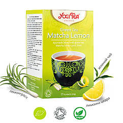 Чай "Зелений матча/лимон", 17 пакетиків, YOGI TEA